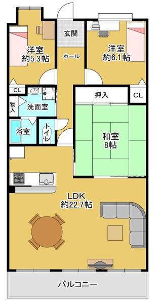 メゾンドールウイングヒルズ参番館