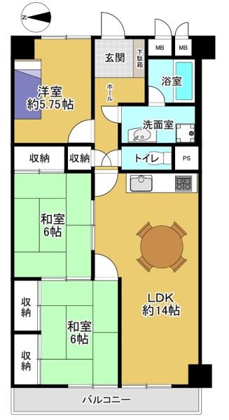 南海狭山コーポ1号棟