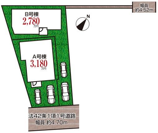 河内長野市松ヶ丘西町B号棟　全2区画新築一戸建