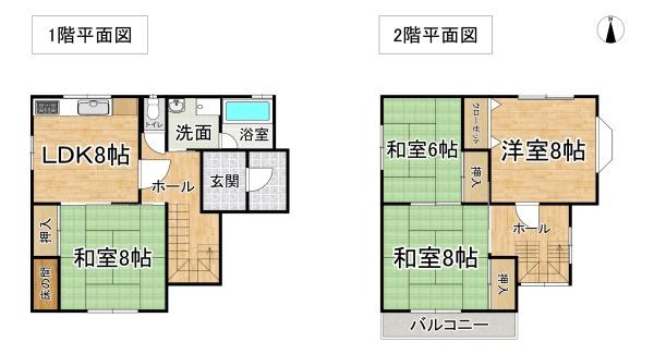 河内長野市市町　中古戸建