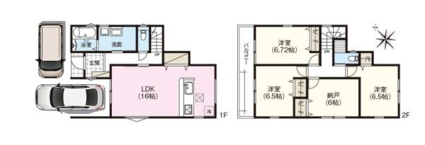 堺市東区草尾　新築一戸建1号棟