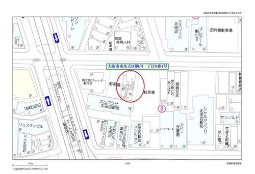 大阪市東住吉区駒川１丁目の土地