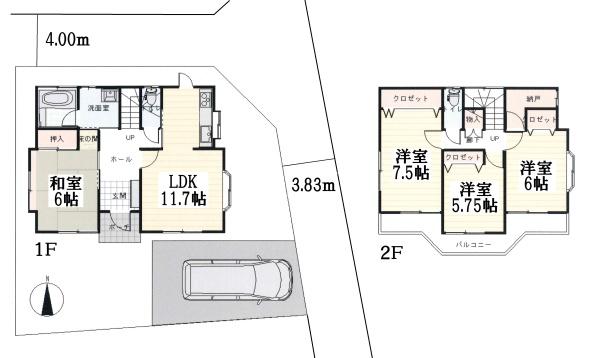 坂戸市大字堀込の中古一戸建て