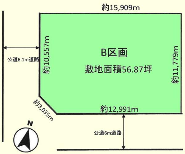 鶴ヶ島市五味ケ谷　売地　B区画