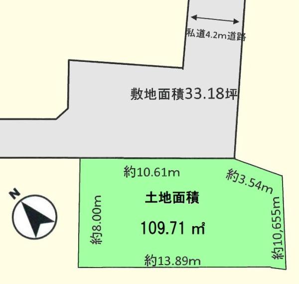 鶴ヶ島市下新田　売地