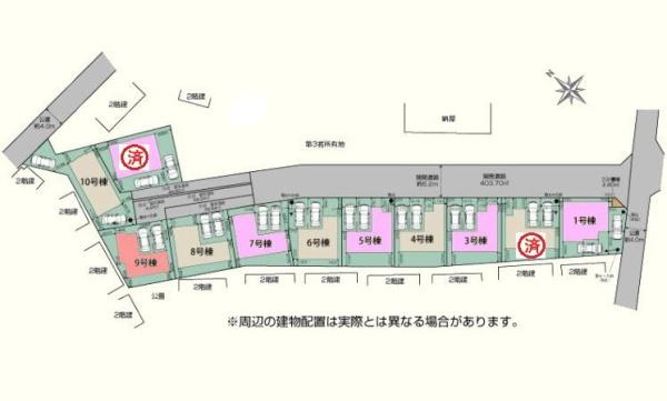 川越市的場6期　新築分譲住宅　全11棟