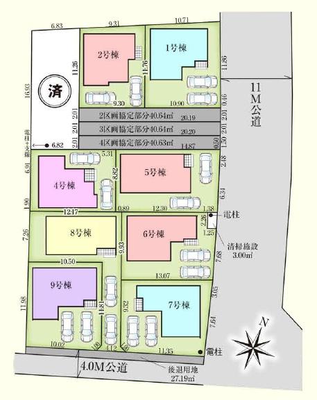 鶴ヶ島市脚折31期　新築分譲住宅　全9棟