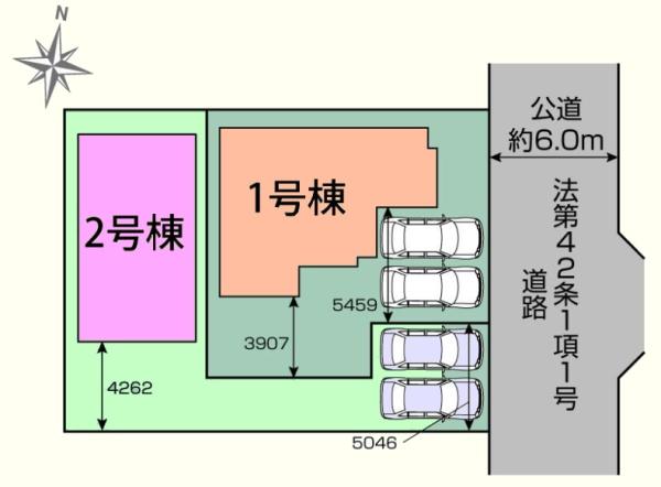 坂戸市泉町２丁目　新築分譲住宅　全２棟