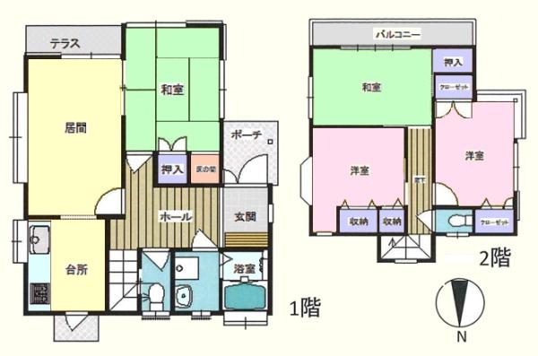 川越市的場２丁目　中古一戸建住宅