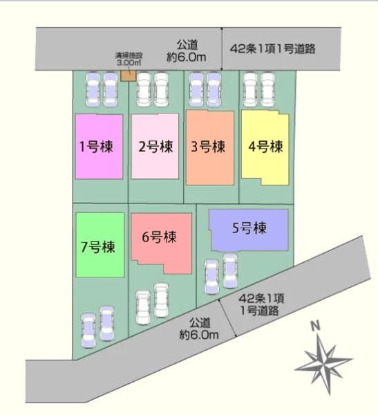 坂戸市泉町2丁目3期　新築分譲住宅　全７棟/WOODIE