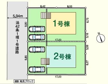 毛呂山町南台第６　新築分譲住宅　全２棟
