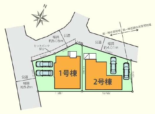 鶴ヶ島市中新田６期　新築分譲住宅　全２棟