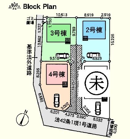 川島町伊草第２　新築分譲住宅　全４棟