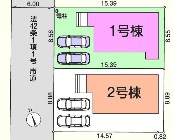 鶴ヶ島市脚折町第26　新築分譲住宅　全２棟