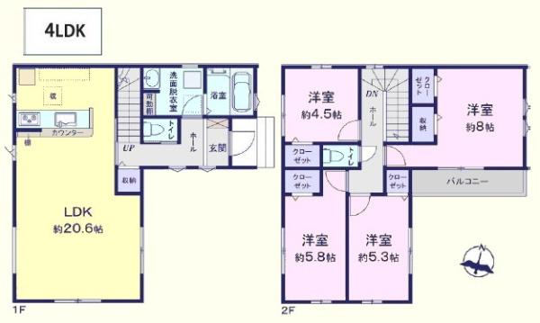 川越市大字下広谷の中古一戸建て