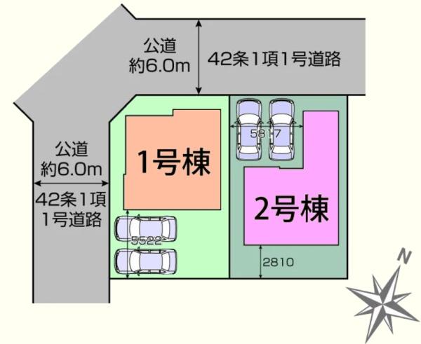 川越市川鶴３丁目３期　新築分譲住宅　全２棟