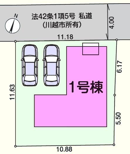 川越市下広谷第二 新築分譲住宅(全体区画図)