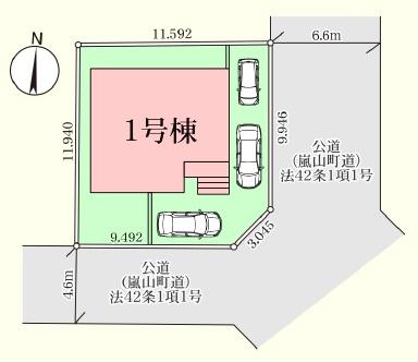 嵐山町志賀第2 新築分譲住宅(区画図)