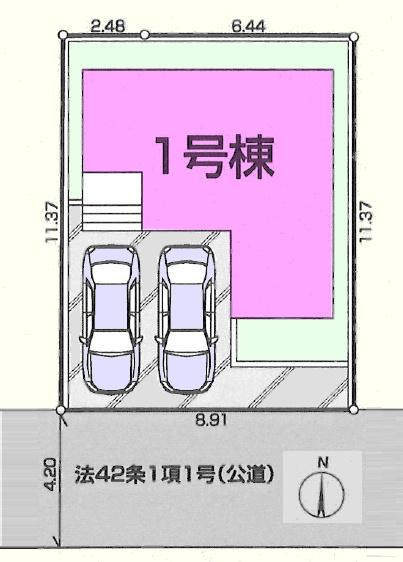 川越市的場第11 新築分譲住宅(全体区画図)