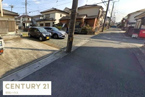 入間郡毛呂山町前久保南3丁目の土地(前面道路含む現地写真)