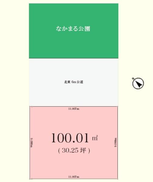 滑川町月の輪３丁目　売地