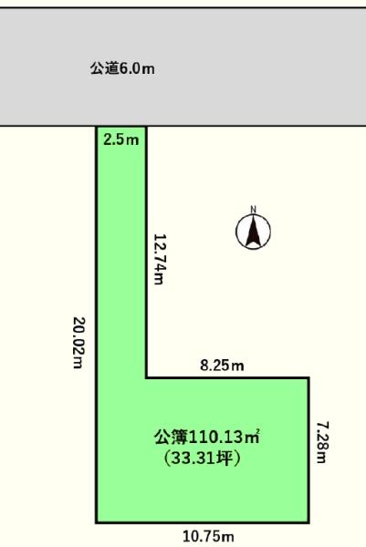 坂戸市末広町の土地