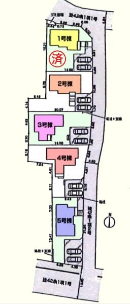 川越市下小坂　新築分譲住宅　全５棟