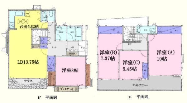 鳩山町松ヶ丘　中古一戸建