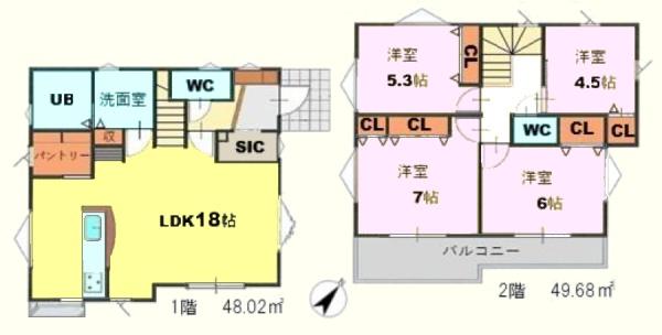 鶴ヶ島市上広谷　新築分譲住宅