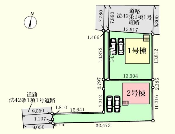 吉見町東野１丁目第２２　新築分譲住宅　全２棟