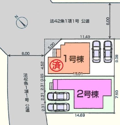 川越市かすみ野第３期　新築分譲住宅　全２棟