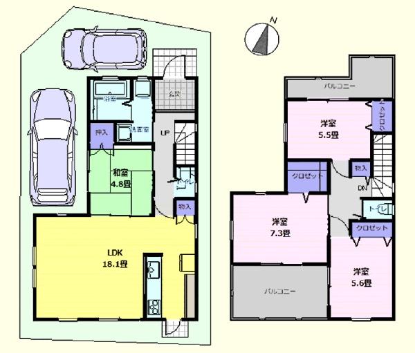 川越市笠幡　新築分譲住宅