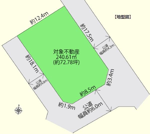 坂戸市鶴舞1丁目　売地