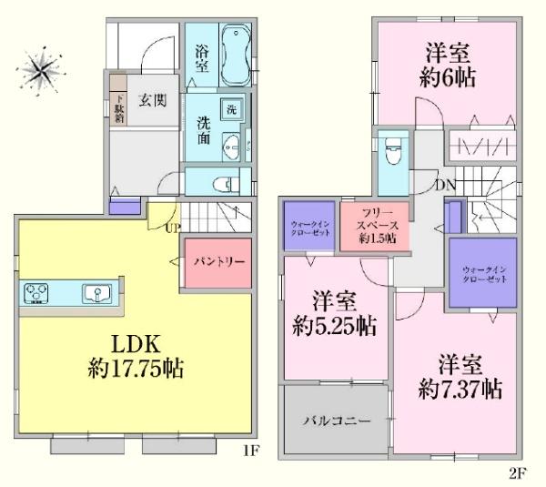 鶴ヶ島市鶴ヶ丘　新築分譲住宅