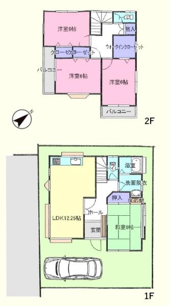 鶴ヶ島市松ヶ丘３丁目　中古一戸建住宅