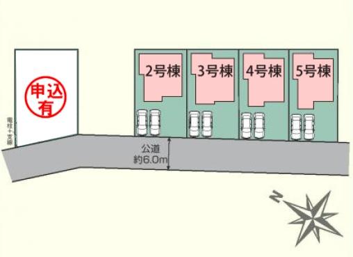 日高市高麗川１丁目　新築分譲住宅　全５棟