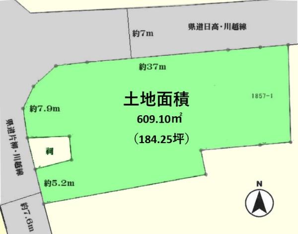 坂戸市大字石井の土地