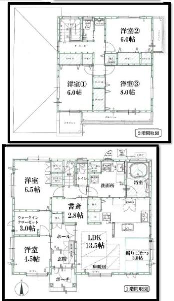 中古一戸建　坂戸市石井　ひいらぎタウン