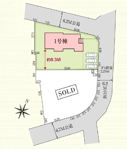 川島町紫竹　新築分譲住宅　全２棟