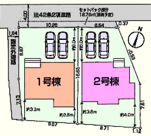 川越市笠幡第五　新築分譲住宅　全2棟