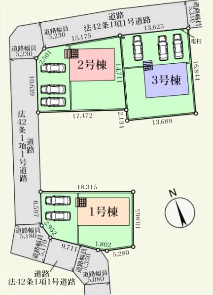 吉見町下細谷　第２　新築分譲住宅　全３棟