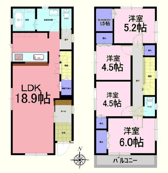 川越市的場　中古一戸建住宅