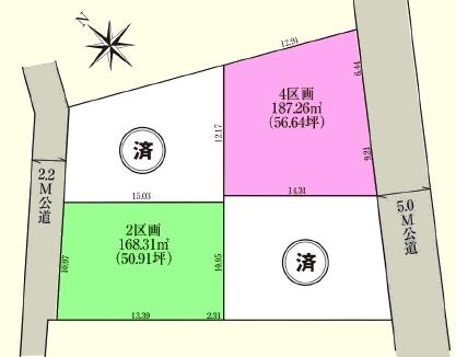 鶴ヶ島市脚折32期 売地 全4区画