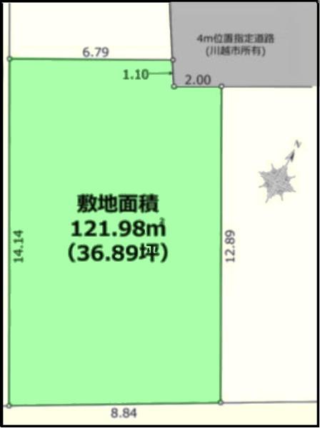 川越市大字的場の土地