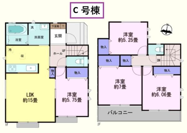 川越市上戸81番1　新築分譲住宅　全７棟