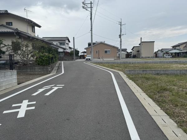 久留米市善導寺町与田の土地(前面道路含む現地写真)