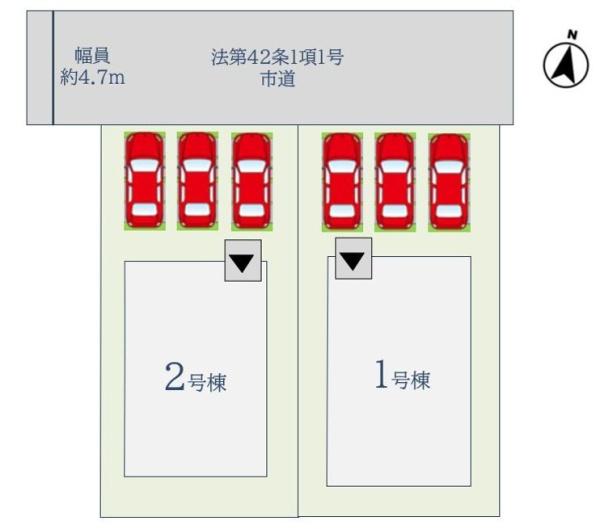 佐賀市若楠3丁目2期　2号棟（佐賀駅）2階建