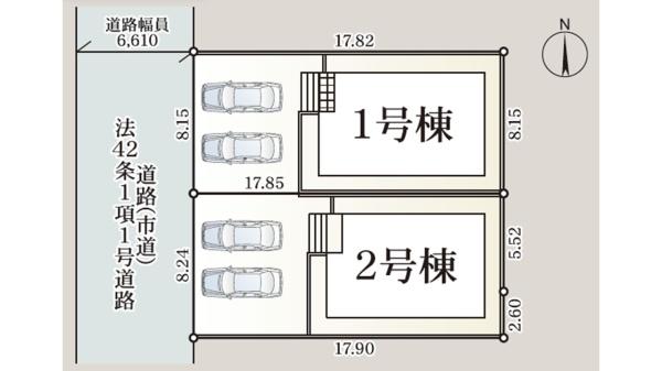 佐賀市光第8　2号棟（鍋島駅）2階建