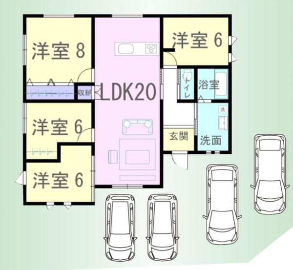 小城市牛津町下砥川の新築一戸建