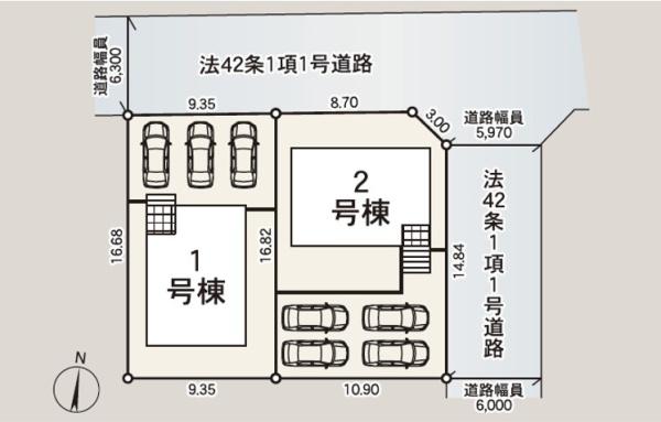 佐賀市開成第11　2号棟（鍋島駅）二階建